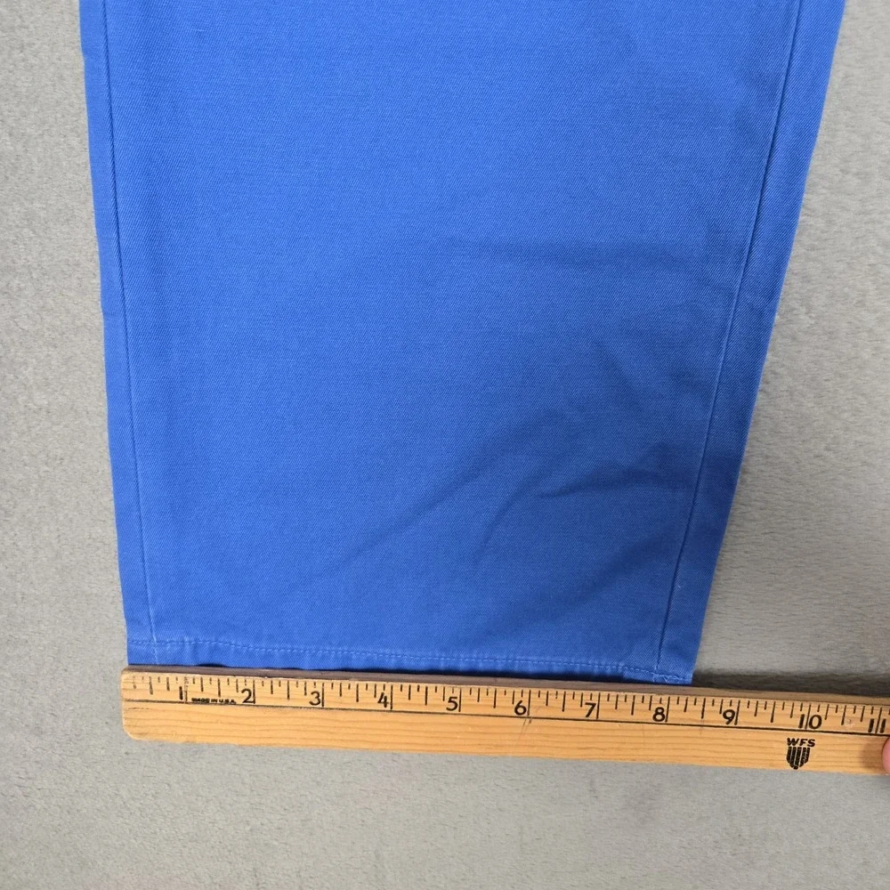 Club Monaco Pants Mens 36x34 Kennedy Classic Fit Chino Button Fly Blue NWT